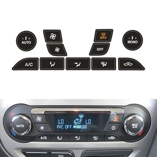 Autocollant de réparation bouton commande climatisation voiture Ford Focus