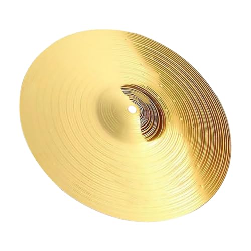 JEWEDECO Crash-becken Für Schlagzeugsets Metallbecken Mit Einfacher Bedienung Geeignet Für Schlagzeug Und Jazz-instrumente Robust Und Langlebig