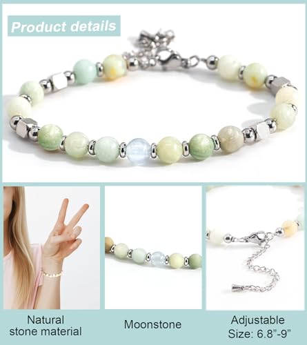 Image of 2026 Graduation Gifts for Girls, Her, Kids Natural Gemstone Bracelets for Girls Daughter Granddaughter Niece Sister Teenager Girl Birthday Gifts Idea