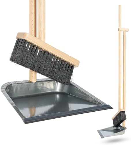 Besen Und Schaufel Mit Langem Stiel Leifheit Professional Kehrset mit selbstschließender Schaufel