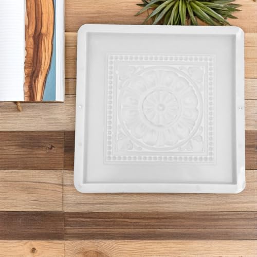 Molde cemento de plastico pavimento exterior antideslizante reutilizable 5