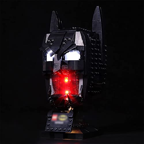 LMTIC LED-Beleuchtungsset für Lego Batman Helmet Collectible Building Kit-Light Set Kompatibel mit Lego 76182 Batman… – Bild 4