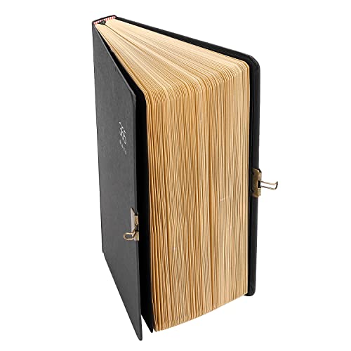 Carnet de note A5 Kraft avec serrure sécurisée pour 1 page par jour