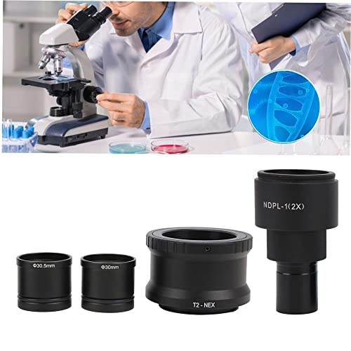 T2Nex+Ndpl1(2X) Biology/Stereo Microscope Lens Kit With Camera Mount Mirrorless Camera Adapter #TOP4