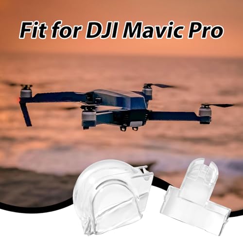 Gimbal Protector Gimbal Cover, Gimbal Lock Camera Lens Cover Anticollision Protection Scratch-Resistant Guard Cover Compatible with DJI Mavic Pro Drone Accessories (Clear)