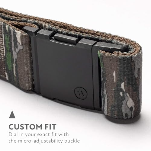 Image of Arcade Belts A2 Adventure Camo Belt for Men and Women, Heavy Duty Stretch, Metal Free Buckle, Unisex