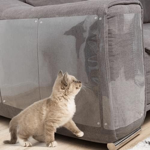 Anti Cat Scratch Furniture Protector, 10 Pack, Couch Protector for Cats, Cat Furniture Protector, Furniture Protectors from Cats, Couch Cat Scratch Protector,Corner Protectors for Cats, Couch Guards