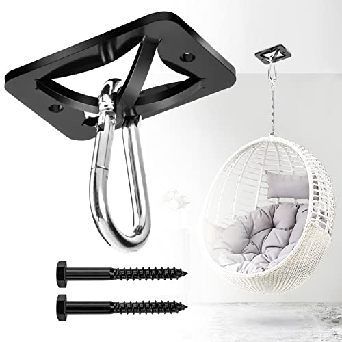 Te Deum 3Pcs Ceiling Anchor Wall Mount Bracket For Suspension Straps, Gymnastic Rings, Aerial Yoga Swing & Hammock, Resistance Band, Battle Rope #TOP1