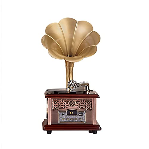 Tourne-Disque Classique rétro, phonographe rétro avec Haut-parleurs sans Fil, enregistreur de décoration de Bureau à… - Les Beatles, Paul McCartney, John Lennon, RIngo Starr, George Harrison Tourne-Disque Classique rétro, phonographe rétro avec Haut-parleurs sans Fil, enregistreur de décoration de Bureau à…