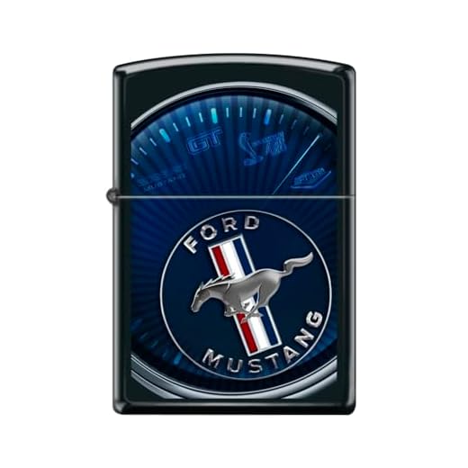 Zippo Lighter - for Ford Design Windproof Lighter (Ford Mustang Gauge Z5554)