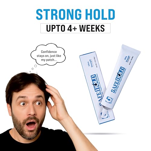 Image of SAFEHOLD | Ultra Hold Wig Glue Tube 28gm (1FL oz) | Long Lasting Glue for Lace Front Wigs, Hair Extensions & Toupees | Waterproof | Maximum Hold 4+ Weeks | Pack of 1