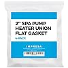 Impresa Products 4 Pack Spa Hot Tub Pump Heater Union Gasket/O-Ring - 2.2'' ID 3'' OD'' Flat Gasket Works on Variety of… - Image 6
