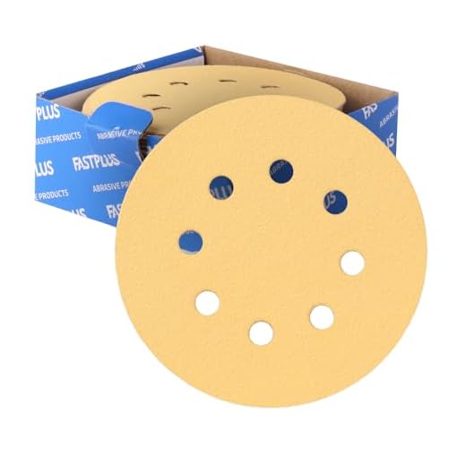 5 Inch 8 Hole 60 Grit Sanding Discs Hook and Loop Aluminum Oxide 50 Pack | Sanding Pads Aluminum Oxide Sanding Disc Random Orbital Sandpaper for Automotive and Woodworking