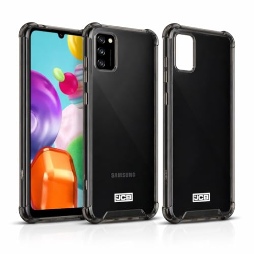 Image of JCB Toughcase Samsung Galaxy A41 Black & Smoked Shockproof Protective Mobile Phone Case