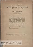 The Poetry of Edwin Arlington Robinson B000J0MSWO Book Cover
