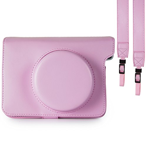 [Wide 300 Funda] - CAIUL Protector Cámara Funda con Cuero Sintético PU (Rosa)