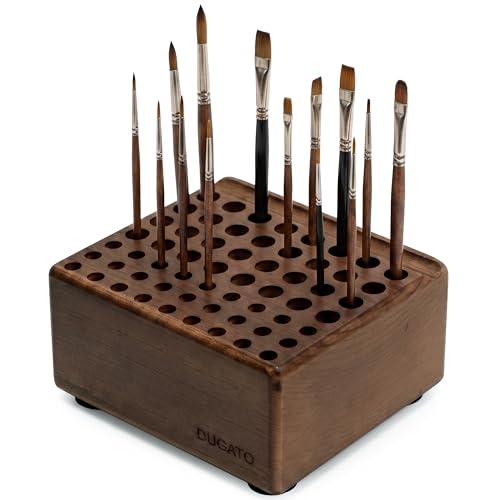 DUGATO Wooden Brush Holder