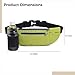 yeeplant Adjustable Strap and Breathable Padding, Sports Waist Bag with Water Bottle Holder, Running Hydration Waist Pack, Multipurpose Fanny Pack, Water Bottle Fanny Pack