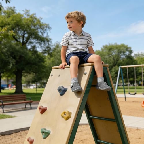 Image of FEETCITY Toddler Walking Shoes Slip On Toddler Shoes Boys Girls Kids Sports Sneakers Casual School Shoes Barefoot Shoes