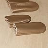 Gilroy 5 Pairs Needle Felting Leather Finger Protector Knitting Random Color Thumb Index Thimble Guard Embroidery Needlework Accessory Random Color #4