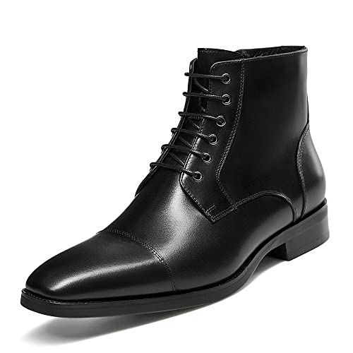 GIFENNSE Mens Dress Boots Formal Chelsea Boots for Men