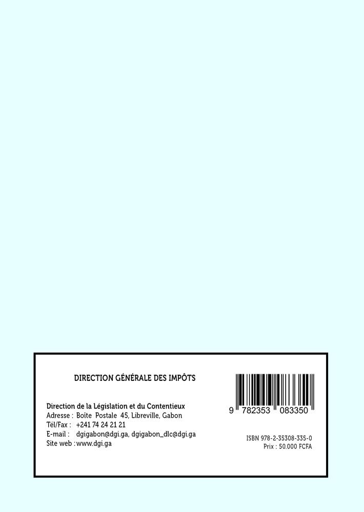 Gabon: Code général des impôts