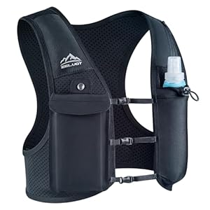 Zelvot Running Vest For Women Men, Adjustable Straps Reflective Running Vest With 500Ml Hydration Bottle, Breathable Running Hydration Vest For Trail Running Hiking 1 41iw5rbh0el. sl500 . ss300