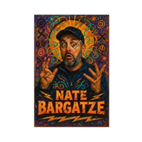 Bild: ZYGNBHL Komdie Schauspieler Nate_Bargatze Poster, Bro, Schlafzimmer, sthetik, 30 x 45 cm fr 19,33 EUR bei amazon.de
