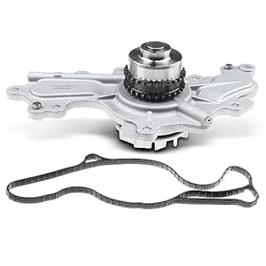 A-Premium Engine Water Pump W/Pulley [DOHC, 6Cyl 3.5L 3.7L] Compatible with Ford Edge, Explorer, Fusion, Taurus, Police Interceptor Utility & Lincoln MKS, MKT, MKX & Mazda 6, CX-9 & More