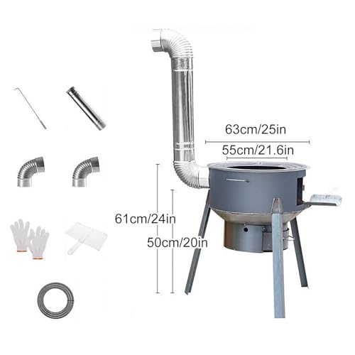 Poêle à bois portable de camping et chauffage extérieur compact - 3