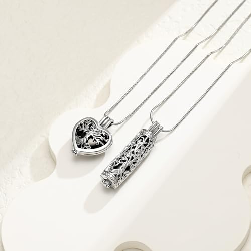 Collier urne arbre de vie contre le manque pour préserver les cendres - 7