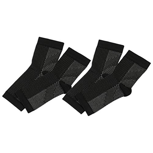 3 pares de meias de compressão para tornozelo com suporte de compressão para fascite plantar tamanho