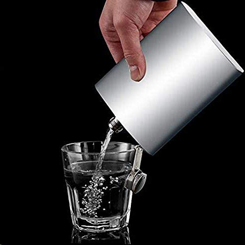 8 oz/224ml heupfles, 2 stuks roestvrij stalen heupfles, draagbare zak whisky, roestvrij stalen vlag, voor wandelen, jagen, kamperen, klimmen camping Barbecue Bar Party Drinker, Silve - Image 7