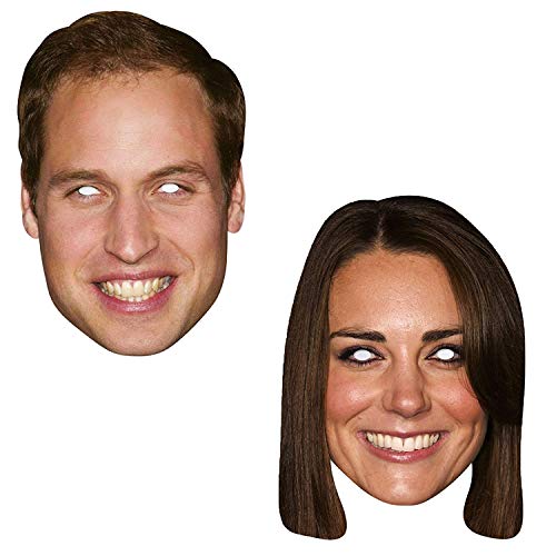SHATCHI William and Kate Masques de célébrité pour couple de famille royale Cover