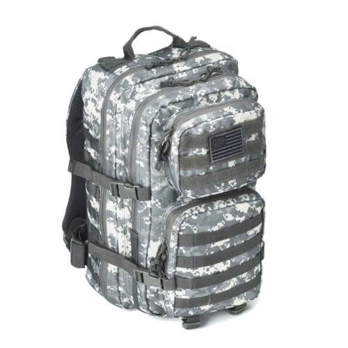 Image of REEBOW GEAR Military Tactical Backpack Large Army 3 Day Assault Pack Molle Bag Backpacks (ACU Camo)