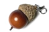 ++ Bonito colgante de bellota para pulseras de abalorios y como colgante para cremalleras. Puedes encontrar más pendientes de bellota en nuestra tienda. Material del colgante: mosquetón de plástico: metal, chapado en plata. Tamaño del colgante: 25 mm. Contenido: 1 abalorio con mosquetón. Calidad: hecho a mano con amor. Fabricado en nuestro taller en Berlín en Alemania. Beneficios: apto para alérgicos. Fabricado en Alemania. Regalos felices: joyas Miniblings para tus seres queridos. - Un regalo perfecto para tu aniversario, nacimiento