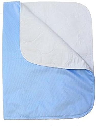 Nobles Reusable Bed pad/Underpad – Machine Washable & Dryable, Waterproof, Extra-Absorbent, Personal Care & Better Than Hospital Under Pad (Blue, 24″X18″)
