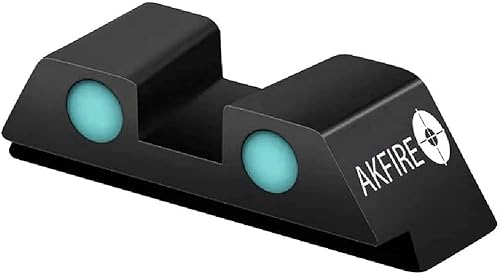 Miniatura 3 de Sights 3-Dot Night Sights,Blue/Green Photoluminescent Outline, Special for G Night Sight Set for G17,G19,G22,G23,G26,G27,G33,G34,G35,G37,G38,G39