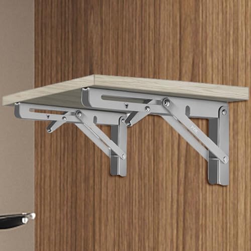 Supports d'étagère pliables muraux pour optimiser l'espace de la maison