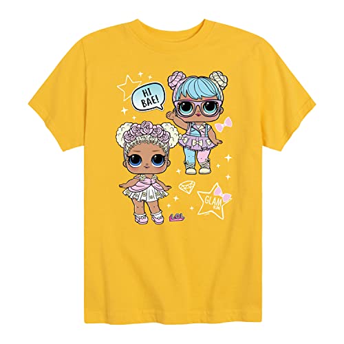 HYBRID APPAREL - LOL Surprise! - LOL Hi Bae - Toddler and Youth Short Sleeve Graphic T-Shirt