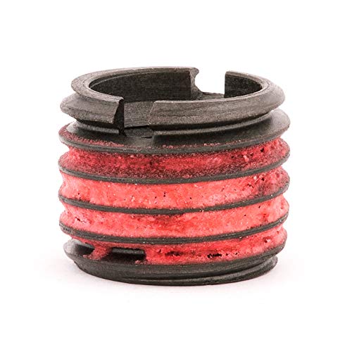 E-Z Lok Externally Threaded Insert, C12L14 Carbon Steel, Meets AISI 12L14, 1/2"-13 Internal Threads, 7/8"-9 External Threads, 0.687" Length, Made in US (Pack of 5)