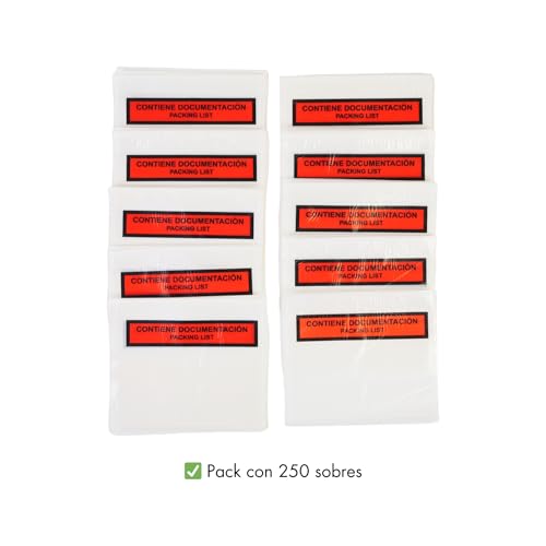 PKA Packing List Briefumschläge, 140 x 125 mm, 250 Stück
