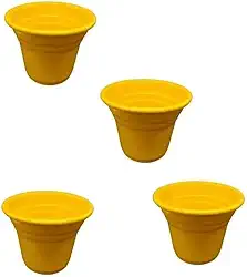 Kit C/ 40 Vasos Para Mini Cactos E Suculentas 6,5x7 Amarelo