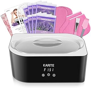 Paraffin Wax Machine for Hand and Feet - Karite Paraffin Wax Bath 4000ml Paraffin Wax Warmer Moisturizing Kit Auto-time and Keep Warm Paraffin Hand Wax Machine for Arthritis