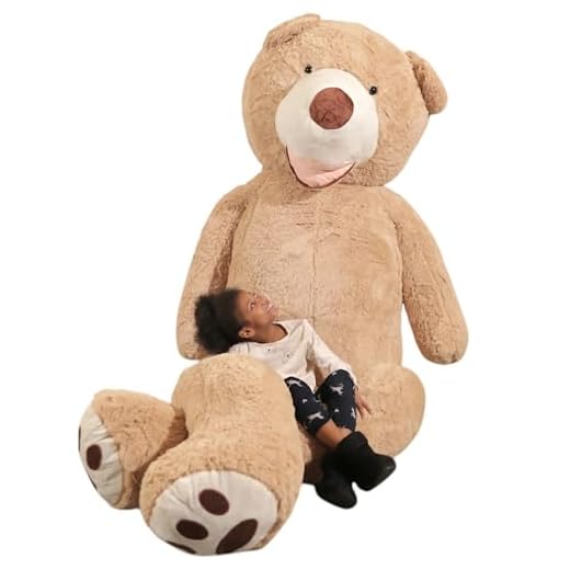 ministeps: Fühl mal!: Ab 3 Monaten (ministeps Bücher) 2 Bananair Riesen Teddybär (130cm to 340cm) XXL Großer Riesiger Teddy Bear Stofftier Perfekt für Geburtstag, Geschenk, Weihnachten, Spielzeug Plüschtiere (340 Zentimeter)