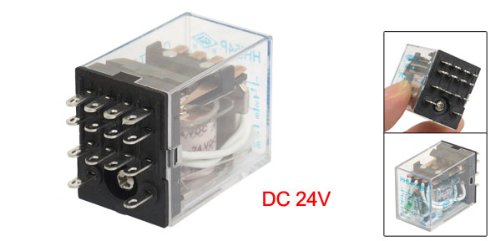 5 Set MY4NJ Small Electromagnetic Power Relay AC/DC 12V 24V 36v 48v 110v