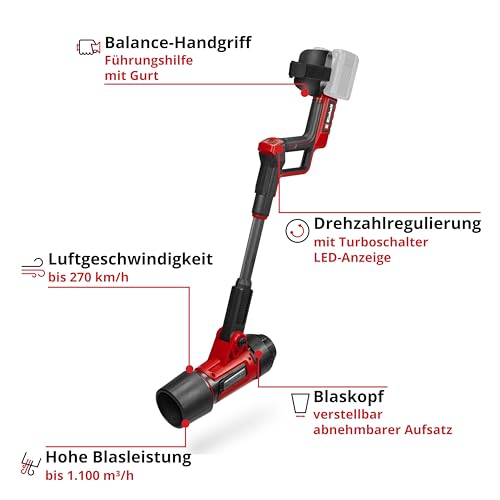 Einhell profesionalni akumulatorski puhač lišća GP-LB 36/270 Li E BL-Solo