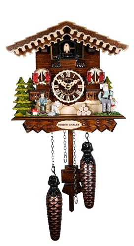 Engstler Quartz Cuckoo Clock Swiss House with Music