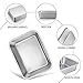 TeamFar Lasagna Pan, Rectangular Cake Pan Brownie Bake Dish Stainless Steel, 12.75’’×10’’×3.2