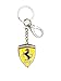 Ferrari Metal Shield Key Chain